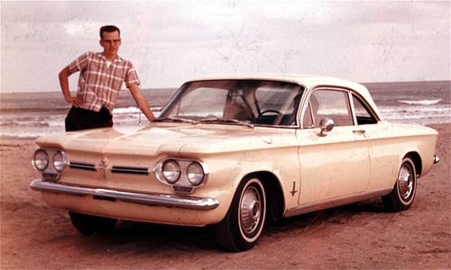 Posing with the New Car