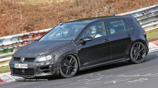 Next VW Golf R spied testing at Nürburgring