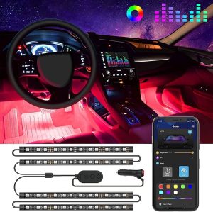 Govee Car LED Lights, Smart Car Interior Lights with App Control